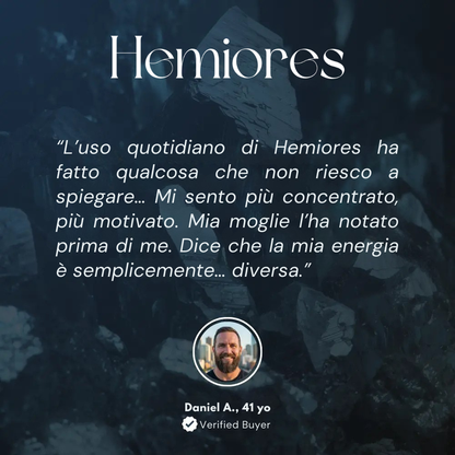 Bracciale Hemiores® in Ematite