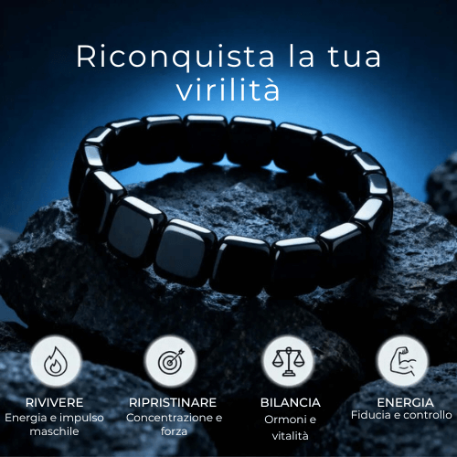 Bracciale Hemiores® in Ematite